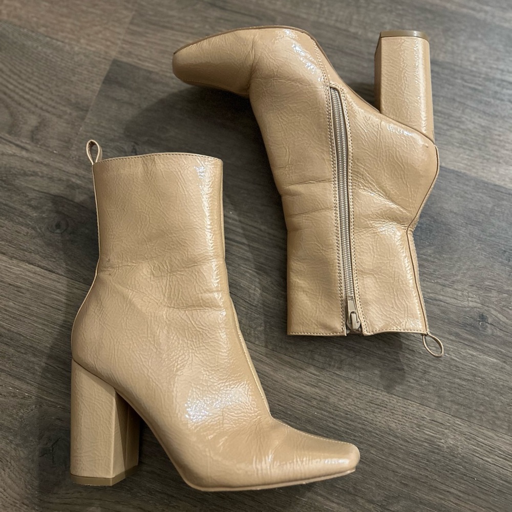 Beige Bootie